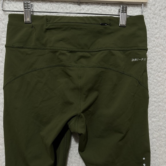 Soulcycle X Nike Dri-Fit Green Capri Tights Legggings Size Small - Picture 7 of 14